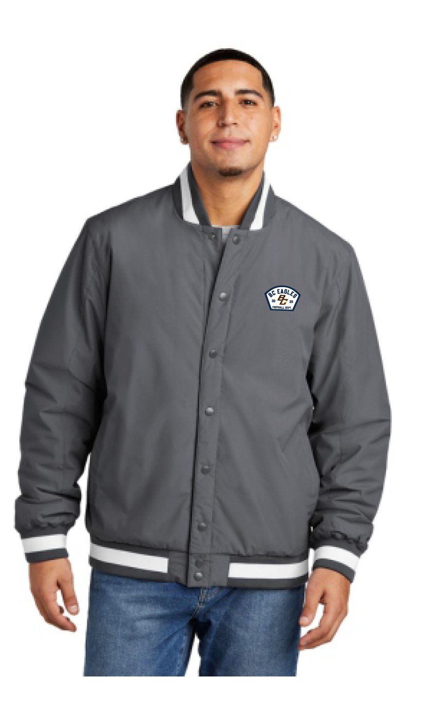 BCHS Football Varsity Jacket with Patch Logo
