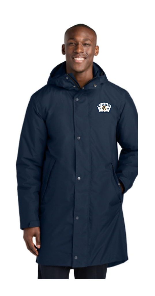 BCHS Football Parka Jacket with Patch Logo