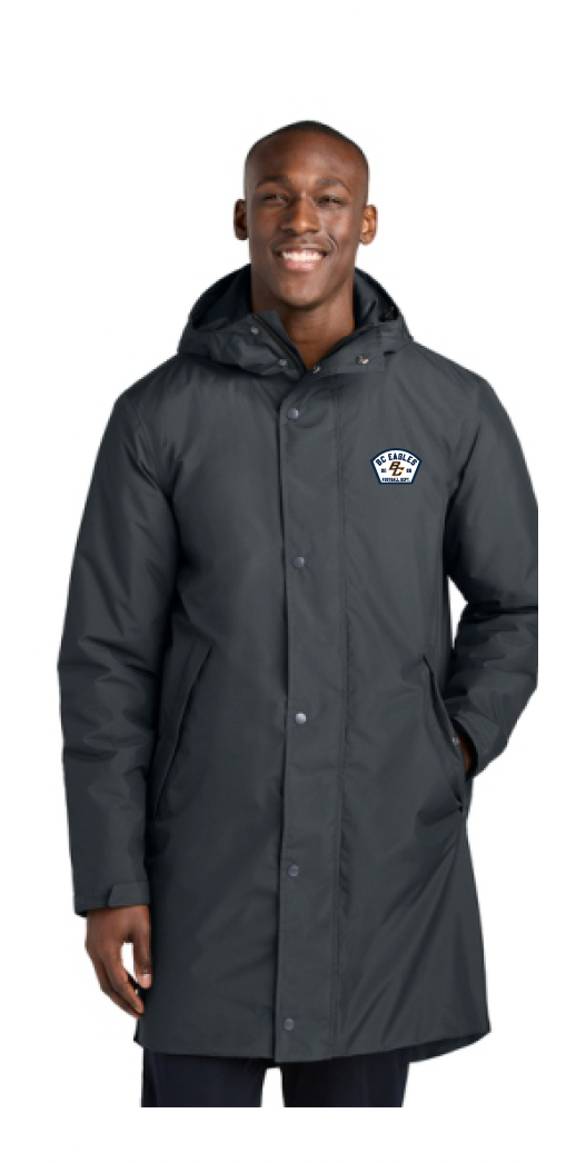 BCHS Football Parka Jacket with Patch Logo