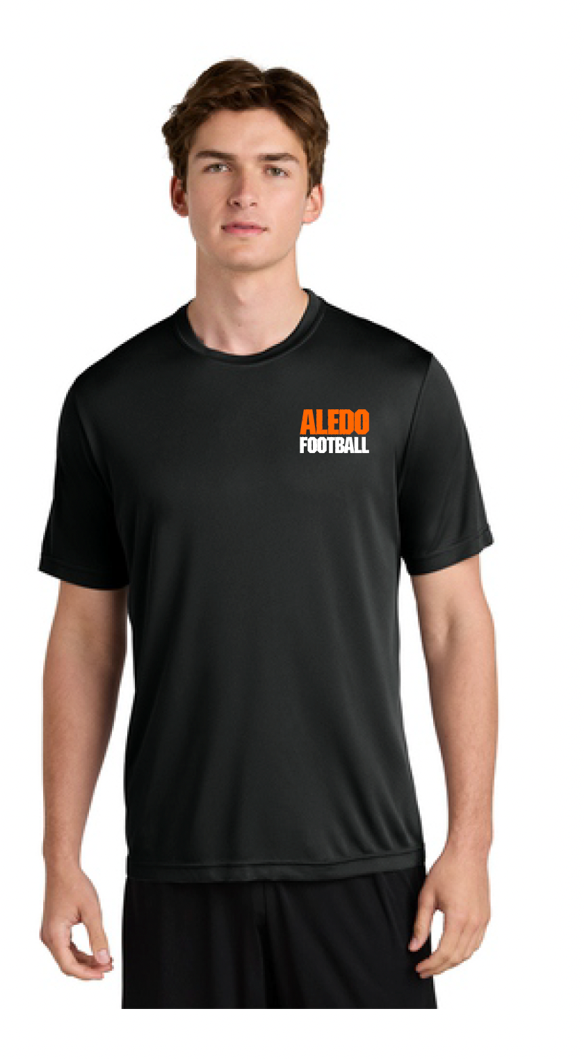 Aledo Football Flag Moisture Management Tee Short Sleeve or Long Sleeve