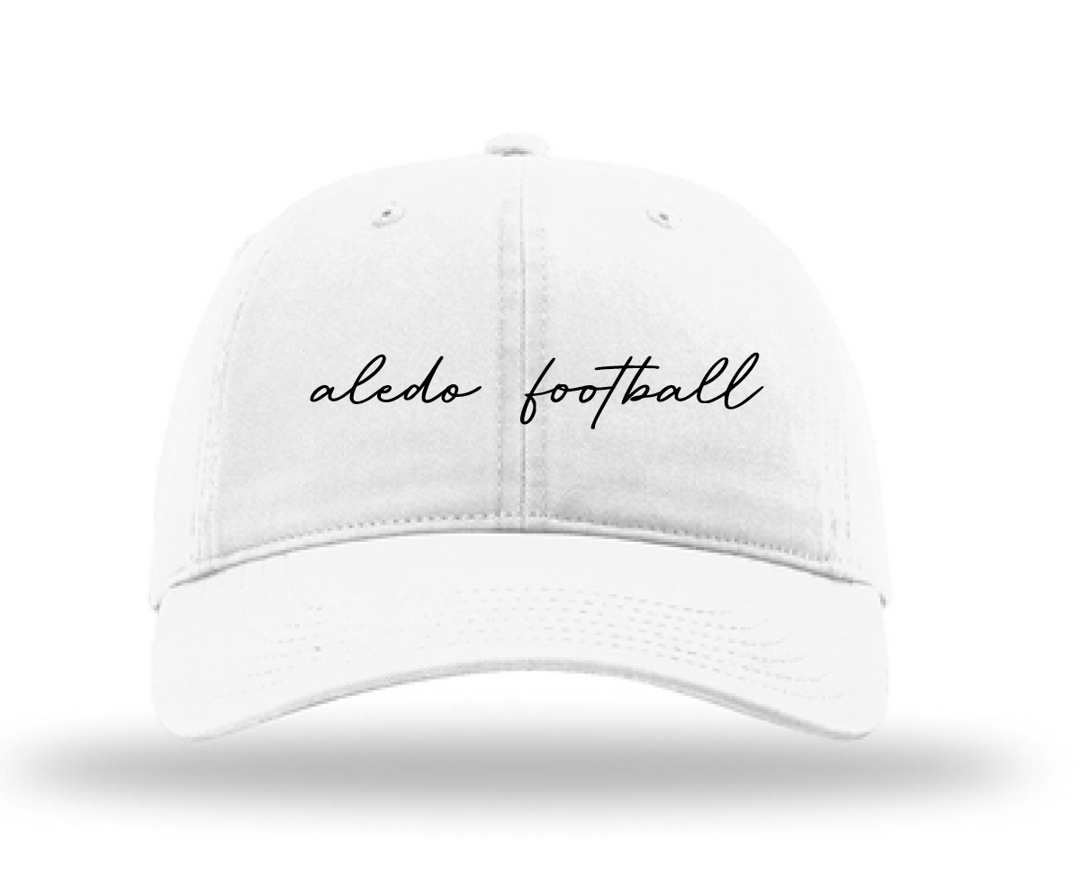 Aledo Football Cursive Richardson Twill Cap