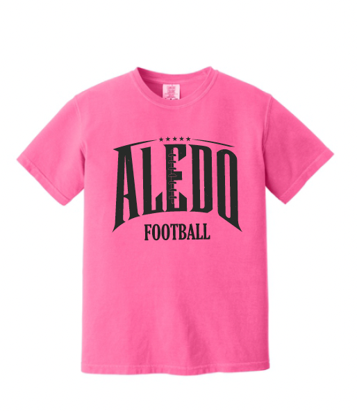 Aledo Football Seams Logo Comfort Color Tee