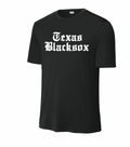 Texas Blacksox Moisture Management Tee - Old English Logo