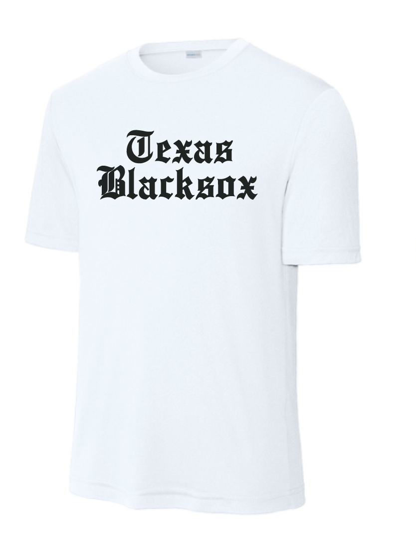 Texas Blacksox Moisture Management Tee - Old English Logo