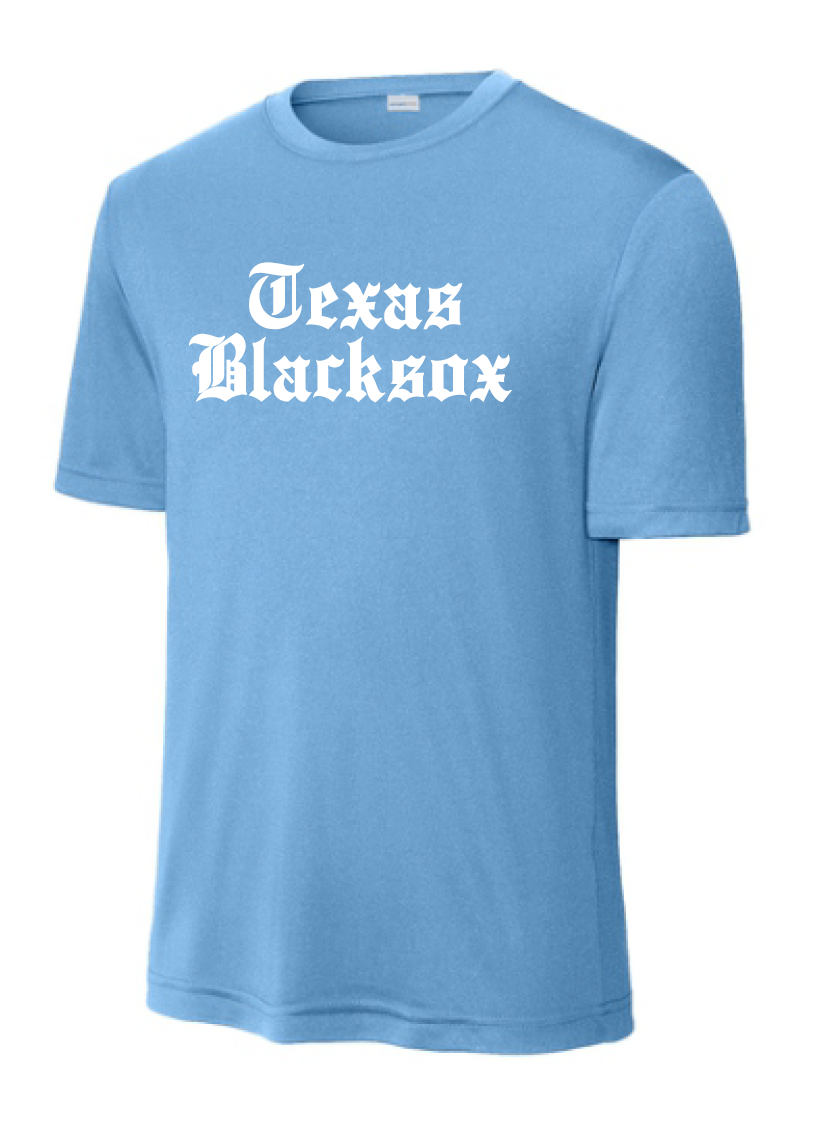 Texas Blacksox Moisture Management Tee - Old English Logo