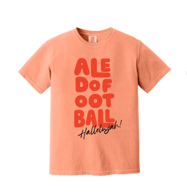 Aledo Football Hallelujah! Logo Comfort Color Tee