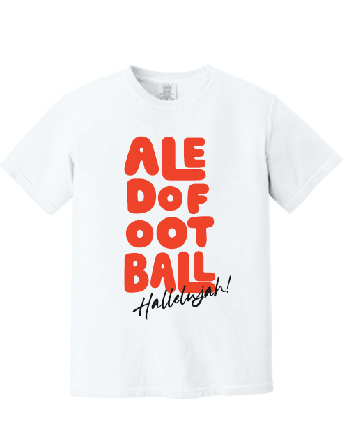 Aledo Football Hallelujah! Logo Comfort Color Tee