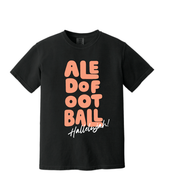Aledo Football Hallelujah! Logo Comfort Color Tee
