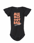 Aledo Football Hallelujah! Logo Flutter Sleeve Onesie